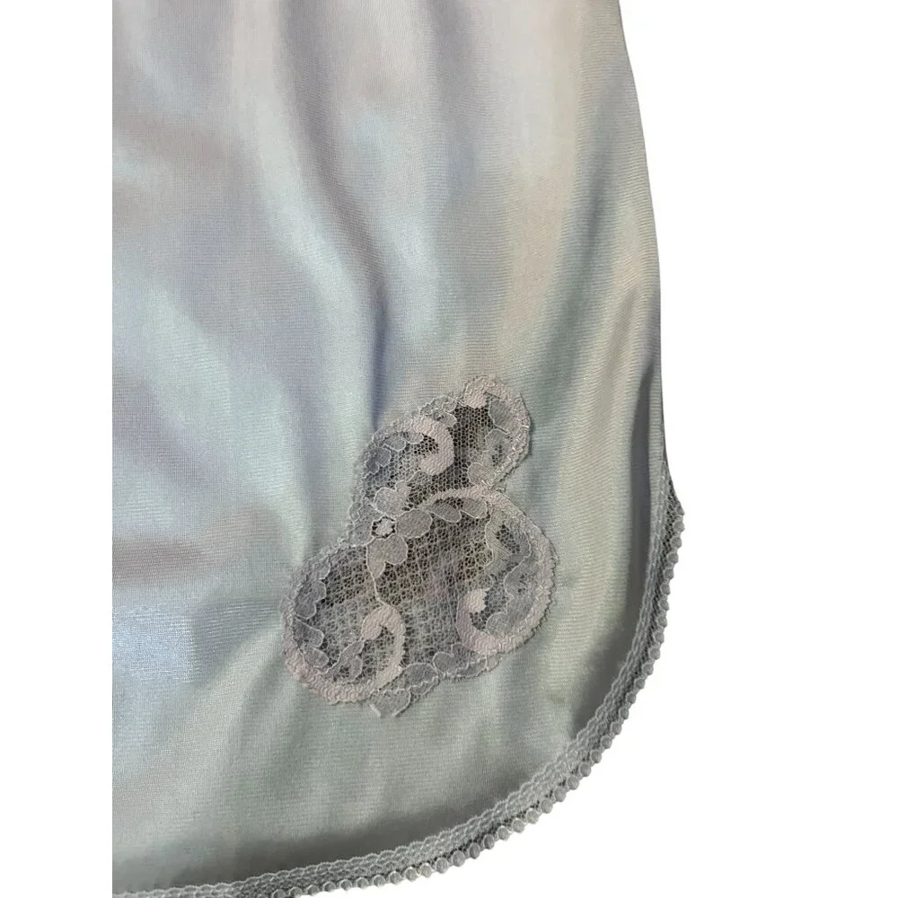 Vintage Maidenform Half Slip Womens Small Blue 24” Sweet Nothings ILGWU 60s